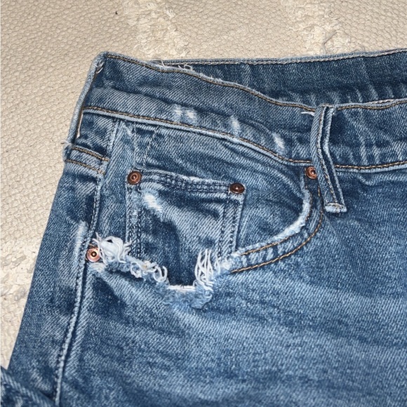 Mother Superior The Sinner Distressed Straight Crop Ankle Leg Jeans - Picture 9 of 16